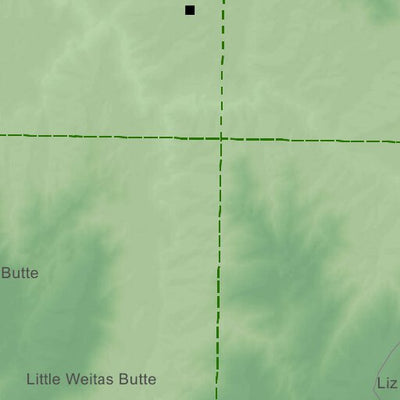 Idaho Department of Fish & Game Controlled Hunt Areas - Moose - Hunt Area 10-5 digital map