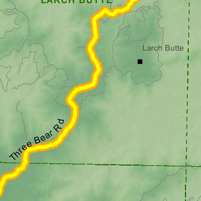 Idaho Department of Fish & Game Controlled Hunt Areas - Moose - Hunt Area 10-5 digital map