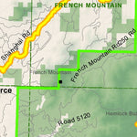 Idaho Department of Fish & Game Controlled Hunt Areas - Moose - Hunt Area 10A-1 digital map
