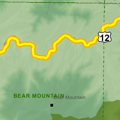 Idaho Department of Fish & Game Controlled Hunt Areas - Moose - Hunt Area 12-1 digital map