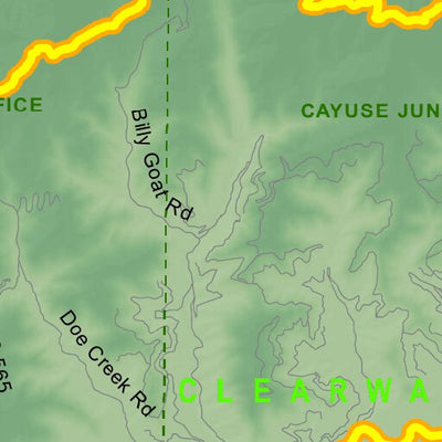 Idaho Department of Fish & Game Controlled Hunt Areas - Moose - Hunt Area 12-1 digital map