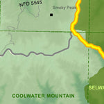 Idaho Department of Fish & Game Controlled Hunt Areas - Moose - Hunt Area 12-5 digital map