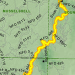 Idaho Department of Fish & Game Controlled Hunt Areas - Moose - Hunt Area 12-5 digital map