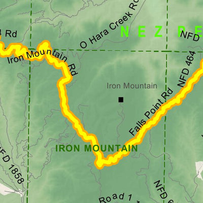 Idaho Department of Fish & Game Controlled Hunt Areas - Moose - Hunt Area 16 digital map