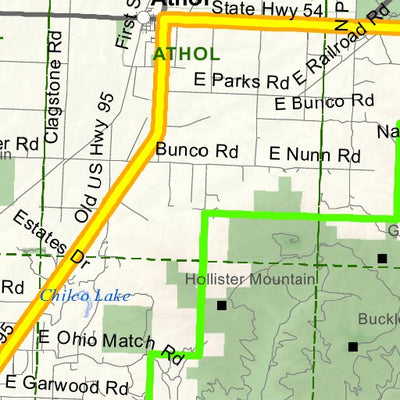 Idaho Department of Fish & Game Controlled Hunt Areas - Moose - Hunt Area 2 digital map