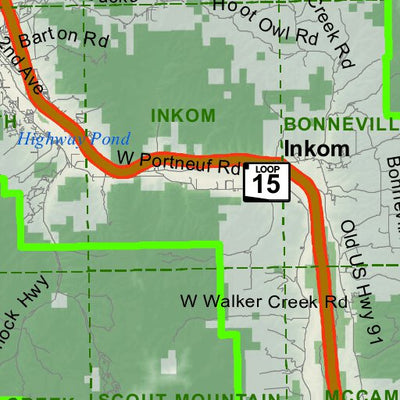 Idaho Department of Fish & Game Controlled Hunt Areas - Moose - Hunt Area 73 digital map