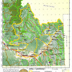 Idaho Department of Fish & Game Controlled Hunt Areas - Pronghorn - Hunt Area 21A-1 digital map