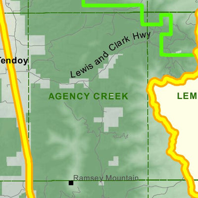 Idaho Department of Fish & Game Controlled Hunt Areas - Pronghorn - Hunt Area 30-1 digital map
