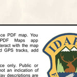 Idaho Department of Fish & Game Controlled Hunt Areas - Pronghorn - Hunt Area 32-1 digital map
