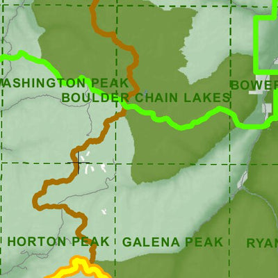 Idaho Department of Fish & Game Controlled Hunt Areas - Pronghorn - Hunt Area 36A-1 digital map