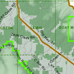 Idaho Department of Fish & Game Controlled Hunt Areas - Pronghorn - Hunt Area 37-1 digital map