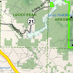 Idaho Department of Fish & Game Controlled Hunt Areas - Pronghorn - Hunt Area 38-1 digital map