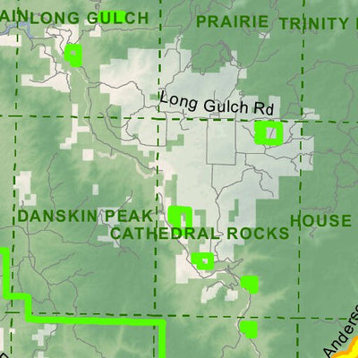 Idaho Department of Fish & Game Controlled Hunt Areas - Pronghorn - Hunt Area 39 digital map