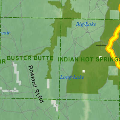 Idaho Department of Fish & Game Controlled Hunt Areas - Pronghorn - Hunt Area 41-2 digital map
