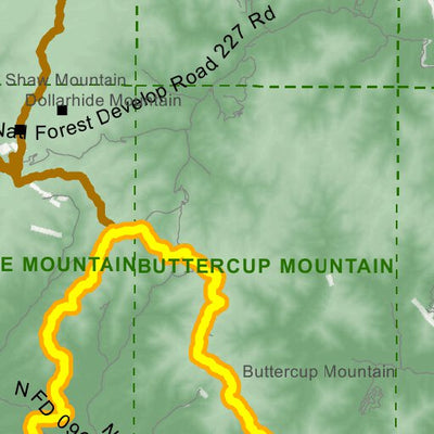 Idaho Department of Fish & Game Controlled Hunt Areas - Pronghorn - Hunt Area 44-1 digital map