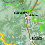 Idaho Department of Fish & Game Controlled Hunt Areas - Pronghorn - Hunt Area 44-2 digital map
