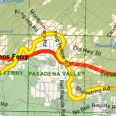 Idaho Department of Fish & Game Controlled Hunt Areas - Pronghorn - Hunt Area 45-1X digital map