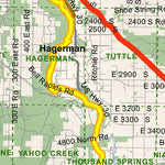 Idaho Department of Fish & Game Controlled Hunt Areas - Pronghorn - Hunt Area 46-1 digital map