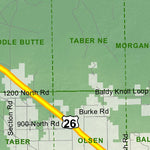 Idaho Department of Fish & Game Controlled Hunt Areas - Pronghorn - Hunt Area 63-1 digital map