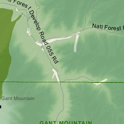 Idaho Department of Fish & Game Controlled Hunt Areas - Rocky Mtn Sheep - Hunt Area 21 digital map