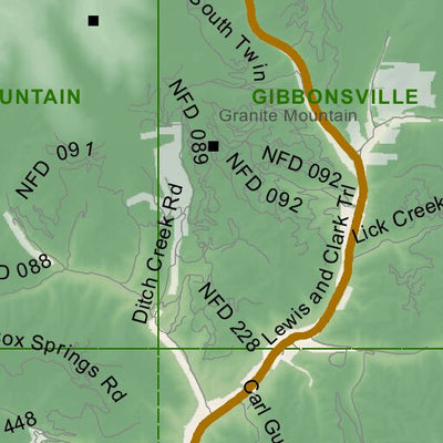 Idaho Department of Fish & Game Controlled Hunt Areas - Rocky Mtn Sheep - Hunt Area 28-3 digital map