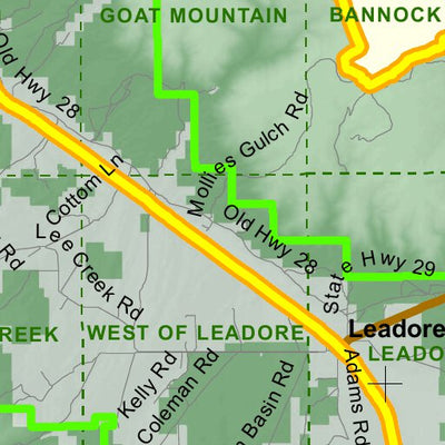 Idaho Department of Fish & Game Controlled Hunt Areas - Rocky Mtn Sheep - Hunt Area 30 digital map