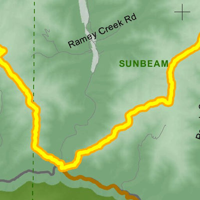 Idaho Department of Fish & Game Controlled Hunt Areas - Rocky Mtn Sheep - Hunt Area 36 digital map