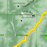 Idaho Department of Fish & Game Controlled Hunt Areas - Rocky Mtn Sheep - Hunt Area 36B digital map