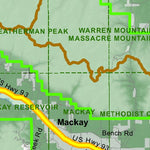 Idaho Department of Fish & Game Controlled Hunt Areas - Rocky Mtn Sheep - Hunt Area 37 digital map