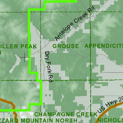 Idaho Department of Fish & Game Controlled Hunt Areas - Rocky Mtn Sheep - Hunt Area 37 digital map