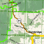 Idaho Department of Fish & Game Controlled Hunt Areas - Turkey - Hunt Area 22-1 digital map