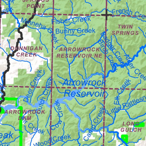 Controlled Hunt Areas - Turkey - Hunt Area 38-1 Map by Idaho Department ...