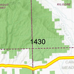 Idaho Department of Fish & Game General Season Hunt Areas - Bear - Portion of Unit 61 digital map