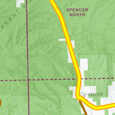 Idaho Department of Fish & Game General Season Hunt Areas - Bear - Portion of Unit 61 digital map