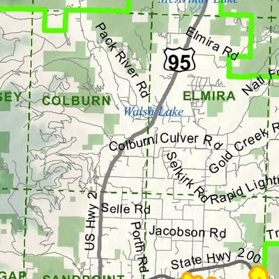 Idaho Department of Fish & Game General Season Hunt Areas - Bear - Unit 1 digital map