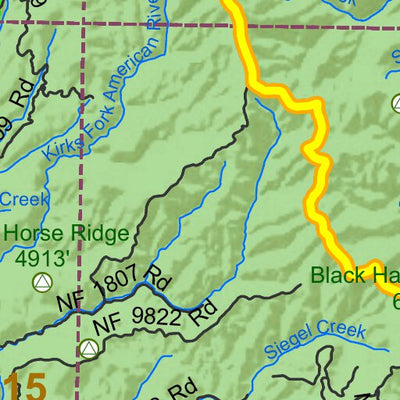 Idaho Department of Fish & Game General Season Hunt Areas - Bear - Unit 16A digital map