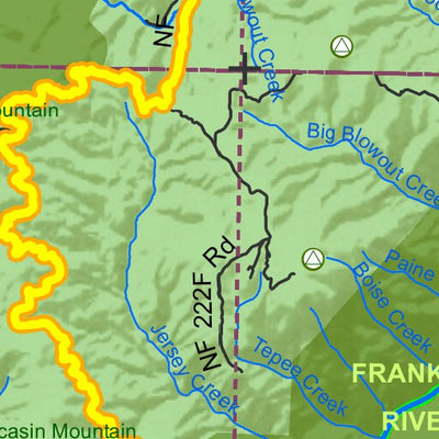 Idaho Department of Fish & Game General Season Hunt Areas - Bear - Unit 19 digital map