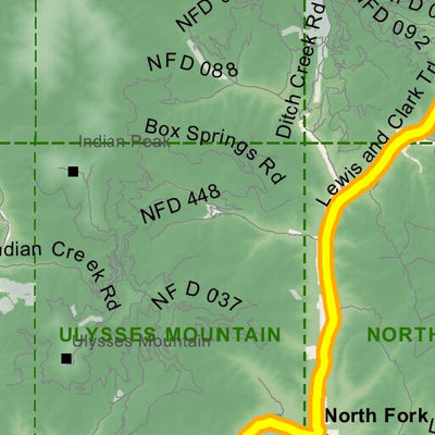 Idaho Department of Fish & Game General Season Hunt Areas - Bear - Unit 21 digital map