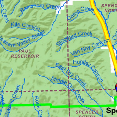 Idaho Department of Fish & Game General Season Hunt Areas - Bear - Unit 59 digital map