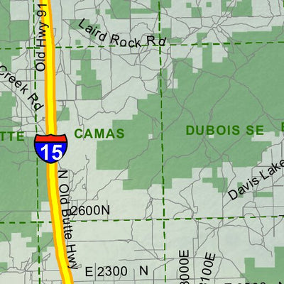 Idaho Department of Fish & Game General Season Hunt Areas - Bear - Unit 63 digital map