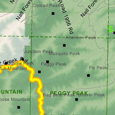 Idaho Department of Fish & Game General Season Hunt Areas - Bear - Unit 7 digital map
