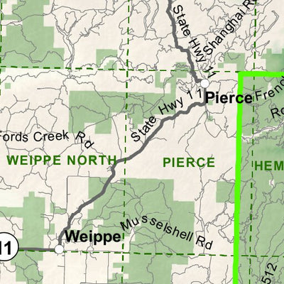 Idaho Department of Fish & Game General Season Hunt Areas - Deer - Unit 10A digital map