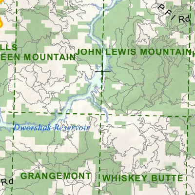 Idaho Department of Fish & Game General Season Hunt Areas - Deer - Unit 10A digital map