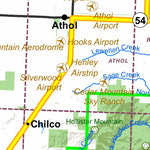 Idaho Department of Fish & Game General Season Hunt Areas - Deer - Unit 2 (Except Farragut SP) digital map
