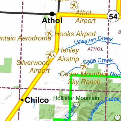 Idaho Department of Fish & Game General Season Hunt Areas - Deer - Unit 2 (Except Farragut SP) digital map