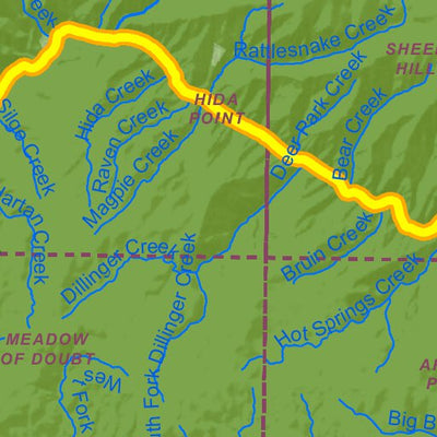 Idaho Department of Fish & Game General Season Hunt Areas - Deer - Unit 20 digital map