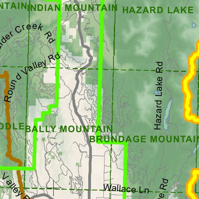 Idaho Department of Fish & Game General Season Hunt Areas - Deer - Unit 24 digital map