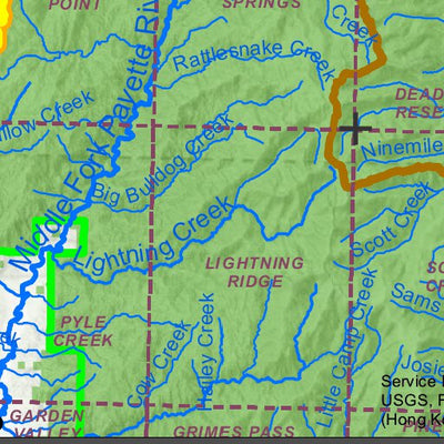 Idaho Department of Fish & Game General Season Hunt Areas - Deer - Unit 24 (Exception) digital map