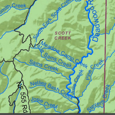 Idaho Department of Fish & Game General Season Hunt Areas - Deer - Unit 34 digital map