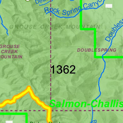 Idaho Department of Fish & Game General Season Hunt Areas - Deer - Unit 37 (Exception) digital map